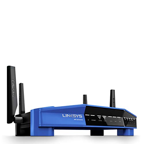 Linksys WRT AC3200 Dual-Band Open Source Router for Home (Tri-Stream Fast Wireless WiFi Router, MU-MIMO Gigabit Wireless Router)