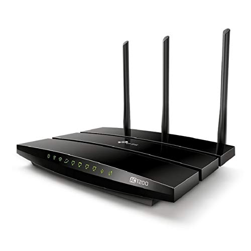 TP-Link Archer C1200 Dual Band Wireless AC1200 Gigabit Router, 2.4GHz 300Mbps with 5GHz 867Mbps, 1 USB Port