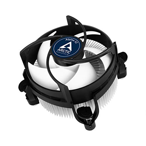 ARCTIC Alpine 12 - CPU Cooler for Intel Sockets 115x, 92 mm PWM Fan, up to 95 Watts Cooling Power, with Pre-Applied MX-2 Thermal Compound, Easy Installation