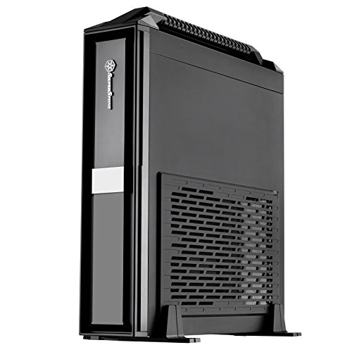 SilverStone Technology Mini-ITX Slim Small Form Factor Computer Case with Handle ML08B-H