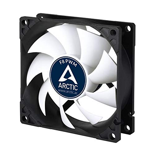 Arctic F8 PWM - 80 mm PWM Case Fan I Cooler with Standard Case | PWM-Signal Regulates Fan Speed | Push- or Pull Configuration Possible