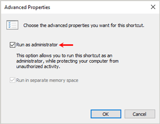 Enter BIOS shortcut Advanced settings